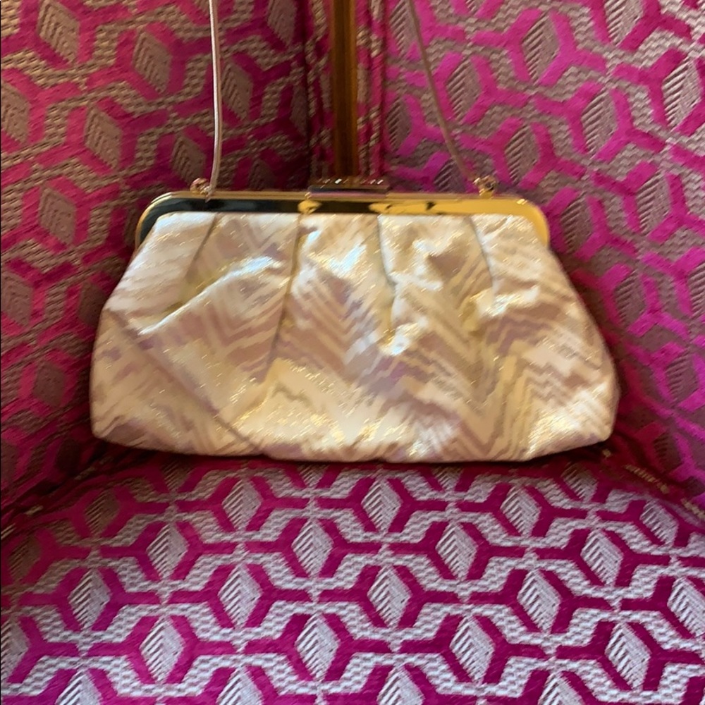 Gold and silver clutch/purse Trina Turk
